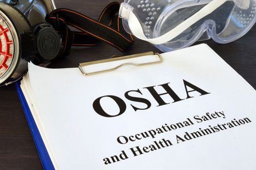 Safety, Security and Occupational Health in Construction Projects According to the OSHA System